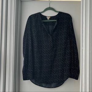Silky J. Crew Blouse